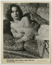 3s681 SHIRLEY ANNE FIELD 8x10.25 still '52 sexy close up with her dress half off in The War Lover!