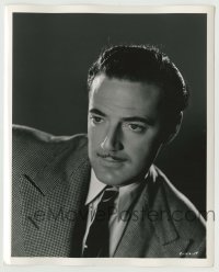 3s684 SKY MURDER deluxe 8x10 still '40 great portrait of Edward Ashley by Clarence Sinclair Bull!