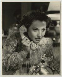 3s693 SORRY WRONG NUMBER deluxe 7.75x9.5 still '48 close up of worried Barbara Stanwyck on phone!