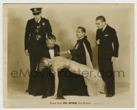 3s701 SPIDER 8x10 still '31 magician Edmund Lowe & police surround unconscious Lois Moran!