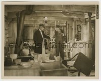 3s708 STEAMBOAT 'ROUND THE BEND 8x10.25 still '35 Will Rogers gives broom to Francis Ford!