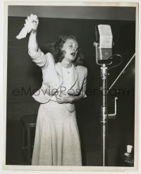 3s730 SUSPENSE 7.25x9 radio publicity still '49 Bette Davis in Goodnight Mrs. Russell!
