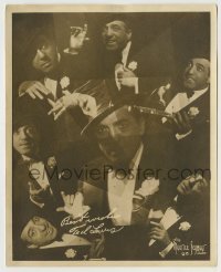 3s740 TED LEWIS deluxe 8x10 still '39 cool montage of the clarinetist by Seymour!