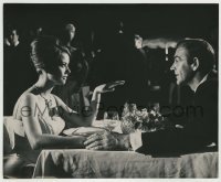 3s779 THUNDERBALL 8.25x10 still '65 Sean Connery as James Bond at dinner with sexy Claudine Auger!