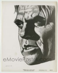 3s794 TRIBUTE TO A BAD MAN 8x10.25 still '56 great artwork of intense cowboy James Cagney!