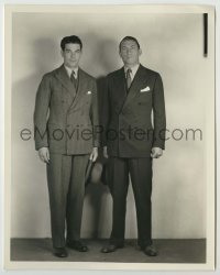 3s816 VICTOR MCLAGLEN 8x10 still '30s posing with his equally sized stage actor brother Clifford!