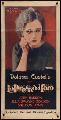 3t684 BRIDE OF THE STORM Argentinean 14x28 '26 Dolores Costello is rescued from virtual slavery!