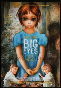 3t054 BIG EYES advance Canadian 1sh '14 cool image of Amy Adams and Cristoph Waltz painting together