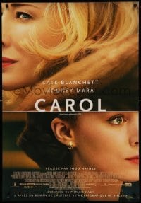 3t055 CAROL Canadian 1sh '15 Todd Haynes, Academy nominees Cate Blanchett and Rooney Mara!