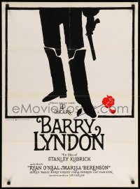 3t377 BARRY LYNDON Danish '76 Stanley Kubrick, Ryan O'Neal, historical romantic war melodrama!