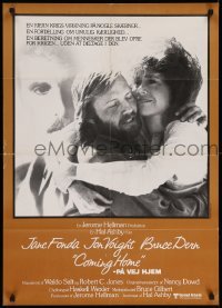 3t388 COMING HOME Danish '78 Jane Fonda, Jon Voight, Bruce Dern, Hal Ashby, Vietnam veterans!