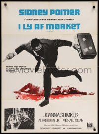 3t414 LOST MAN Danish '69 Sidney Poitier crowded a lifetime into 37 suspensful hours!