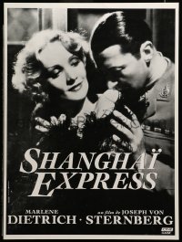 3t649 SHANGHAI EXPRESS French 16x21 R90s great c/u of sexy Marlene Dietrich & Clive Brook!