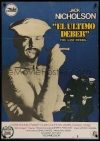 3t191 LAST DETAIL Spanish '76 Hal Ashby, sailor Jack Nicholson, great images!
