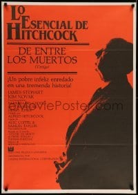 3t209 VERTIGO Spanish R84 huge profile image of director Alfred Hitchcock!