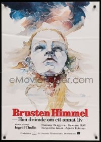 3t063 BRUSTEN HIMMEL Swedish '82 'Ruptured Sky', incredible artwork by Thomas Lindell!