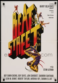 3t299 BEAT STREET Yugoslavian 19x27 '84 Rae Dawn Chong in the hip-hop break dance explosion!