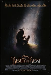 3w101 BEAUTY & THE BEAST advance DS 1sh '17 Walt Disney, Emma Watson dancing with Dan Stevens!