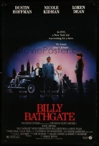 3w120 BILLY BATHGATE DS 1sh '91 Dustin Hoffman, Nicole Kidman, Bruce Willis, Robert Benton