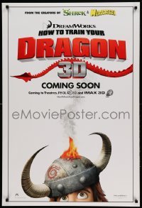 3w408 HOW TO TRAIN YOUR DRAGON int'l teaser DS 1sh '10 DeBlois & Sanders CGI animation!