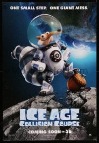 3w424 ICE AGE: COLLISION COURSE style B int'l advance DS 1sh '16 one small step. one giant mess!