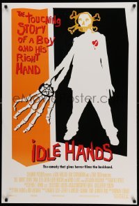 3w430 IDLE HANDS DS 1sh '99 a touching story of a boy and his right hand, cool artwork!
