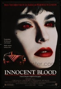 3w443 INNOCENT BLOOD DS 1sh '92 Casaro art of vampire Anne Parillaud, directed by John Landis!