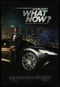 3w478 KEVIN HART: WHAT NOW? DS 1sh '16 comedy event that made history, standing by sports car!