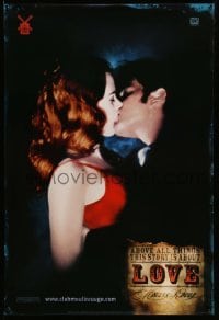 3w611 MOULIN ROUGE style D teaser DS 1sh '01 Nicole Kidman, Ewan McGregor, story is about love!