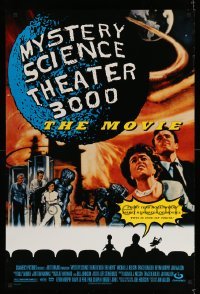 3w625 MYSTERY SCIENCE THEATER 3000: THE MOVIE DS 1sh '96 MST3K, sci-fi art from This Island Earth!