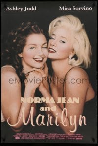 3w643 NORMA JEAN & MARILYN int'l 1sh '96 Ashley Judd & super sexy Miro Sorvino as Monroe!