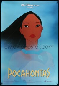 3w678 POCAHONTAS int'l 1sh '95 Disney, super close up of the famous Native American Indian!