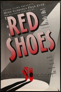 3w705 RED SHOES 1sh R88 Michael Powell & Emeric Pressburger, different ballet art by Starr!