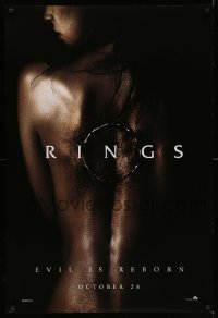 3w722 RINGS teaser DS 1sh '17 Vincent D'Onofrio, Johnny Galecki, Aimee Teegarden, evil is reborn!