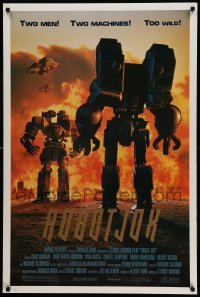 3w734 ROBOT JOX DS 1sh '90 mech robot fighting, the ultimate killing machine, part man, part metal!