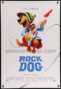 3w736 ROCK DOG advance DS 1sh '16 J.K. Simmons, Luke Wilson, a new breed of rock star!