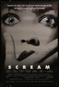 3w769 SCREAM 1sh '96 directed by Wes Craven, David Arquette, Neve Campbell!