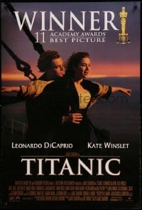 3w901 TITANIC style D int'l DS 1sh '97 Leonardo DiCaprio, Kate Winslet, directed by James Cameron!