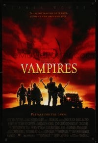 3w951 VAMPIRES 1sh '98 John Carpenter, James Woods, cool vampire hunter image!