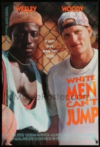 3w970 WHITE MEN CAN'T JUMP DS 1sh '92 Wesley Snipes, Woody Harrelson, basketball!