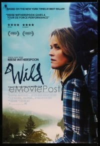 3w971 WILD style B int'l DS 1sh '14 cool different image of Reese Witherspoon hiking!