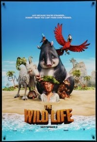 3w973 WILD LIFE teaser DS 1sh '16 Yuri Lowenthal as Robinson Crusoe, stranded on island!