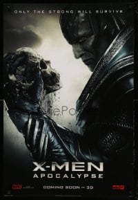 3w989 X-MEN: APOCALYPSE style B int'l teaser DS 1sh '16 Marvel Comics, Bryan Singer, cast image!