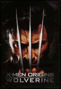 3w987 X-MEN ORIGINS: WOLVERINE style A int'l teaser DS 1sh '09 Hugh Jackman, Marvel Comics!
