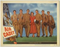 3x521 AIR CADET LC #6 '51 the story of U.S. Air Force jet pilots, cool cast line-up image!
