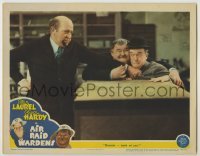 3x522 AIR RAID WARDENS LC '43 Edgar Kennedy wants Oliver Hardy & Stan Laurel out of his store!