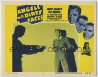 3x530 ANGELS WITH DIRTY FACES LC #6 R56 James Cagney w/2 guns by silhouette of man w/machine gun!