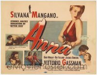 3x020 ANNA TC '53 art of Silvana Mangano, a prostitute/singer turned nun & nurse!