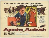 3x021 APACHE AMBUSH TC '55 Richard Jaeckel, Bill Williams, Apache fury rides the trail!
