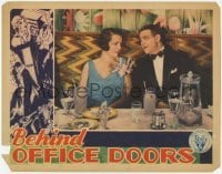 3x552 BEHIND OFFICE DOORS LC '31 Mary Astor loves boss Robert Ames, but he takes her for granted!